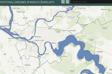 Žemėlapis ar piktogramos, rodančios galimas globos vietas