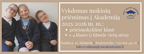 Vaikų ugdymo formos Lietuvoje