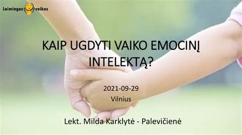 vaiko emocinis intelektas ugdymas