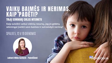 Vaikų baimės adaptacijos metu