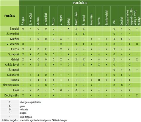 Medžiagų palyginimo lentelė