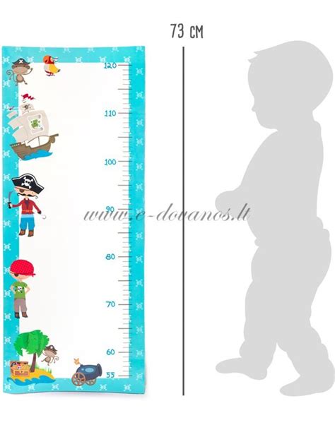 Schematinis vaiko ūgio matavimo būdas gulint ir stovint