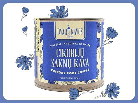 cikorijos kava puodelyje