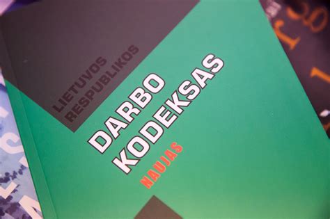 darbo kodeksas ir teisės aktai