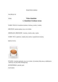 Schematinis vandens testas kiaušinio šviežumui nustatyti