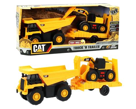 CAT žaislinis ekskavatorius ir sunkvežimis