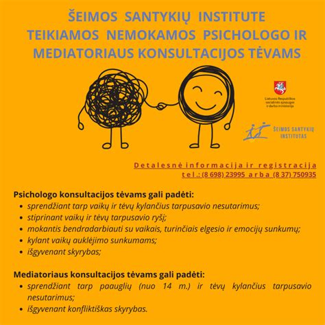 Psichologo konsultacija vaikams ir tėvams