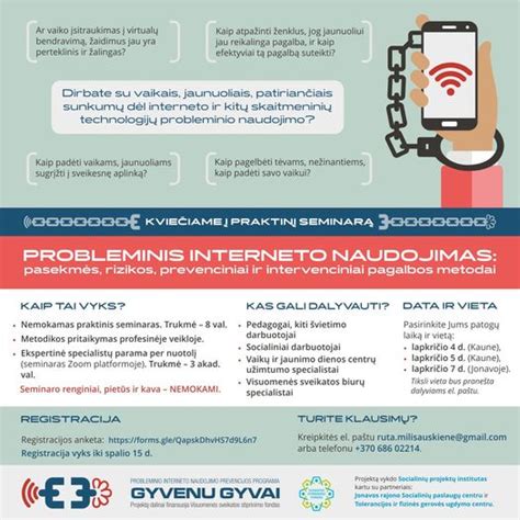 Vaiko probleminio interneto naudojimo požymiai