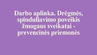 prevencinės priemonės vaikų sveikatai