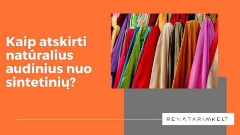 audinių parinkimas siuvimui
