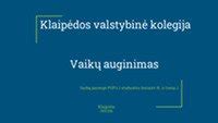 Vaikų auginimo patarimai
