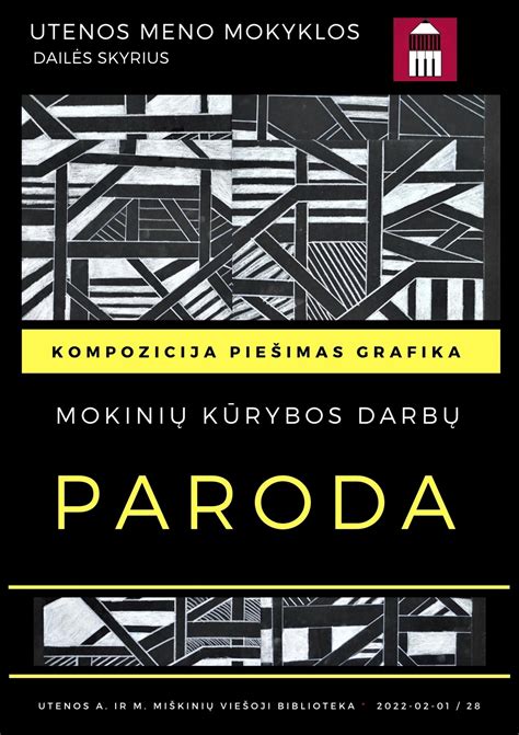 Mokinių dailės darbų paroda