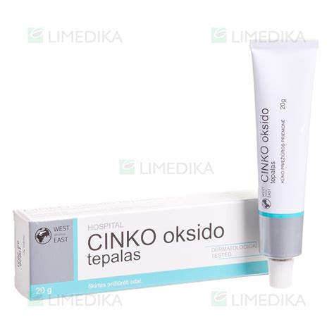 Cinko oksido tepalas ir kūdikių pudra