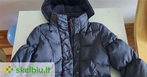 pūkinė striukė mergaitei