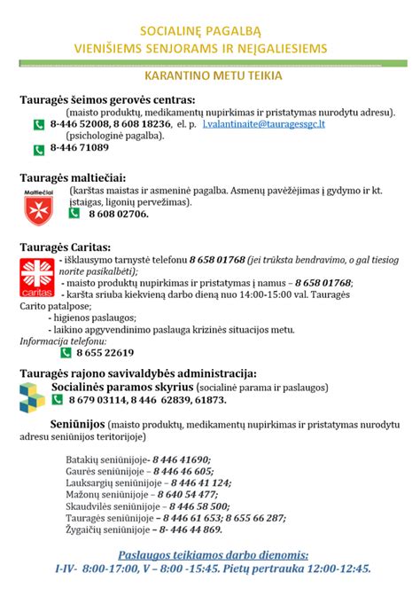 socialinė pagalba namuose senjorams