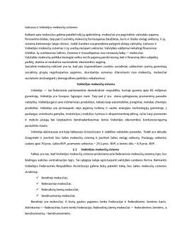 Infografika: Mokesčių sistemos komponentai Lietuvoje