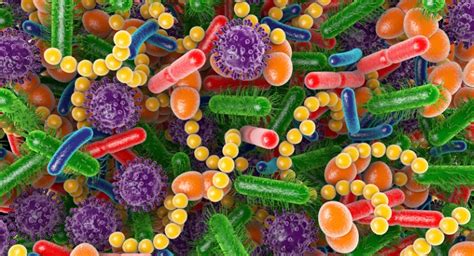 Virškinimo sistemos schema ir gerosios bakterijos