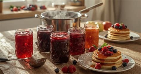 Šviežių uogų ir vaisių pagardinimo pavyzdžiai jogurtui