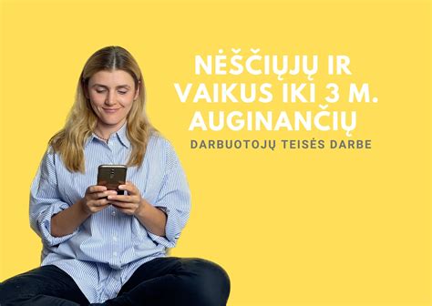 Nėščiosios teisės darbe: infografika