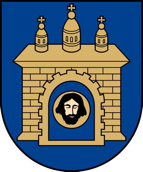 Skuodo herbas ir miesto vaizdas