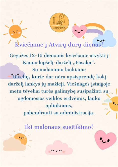 Dienos režimo pavyzdys darželyje