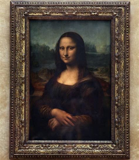 „Mona Liza“ paveikslas Luvro muziejuje