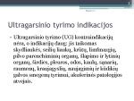 Ultragarsinio tyrimo tipai