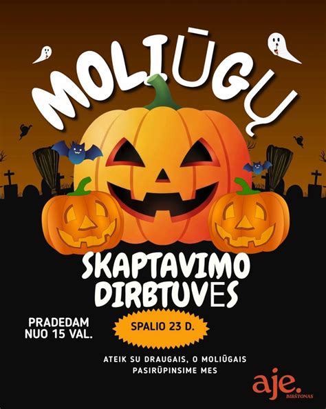 Įvairūs moliūgų skaptavimo šablonai