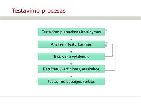 moksleivių testavimo procesas klasėje