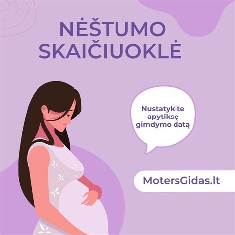 Nėštumo simptomų infografika