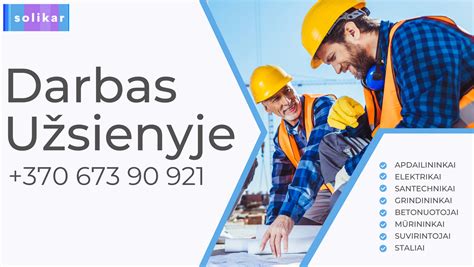 Darbas užsienyje