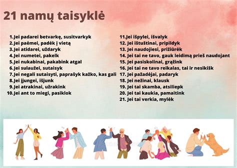 tėvai kartu su vaiku aptaria dienos taisykles namų aplinkoje