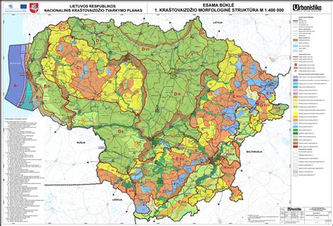 Senovės Lietuvos kraštovaizdžio schema