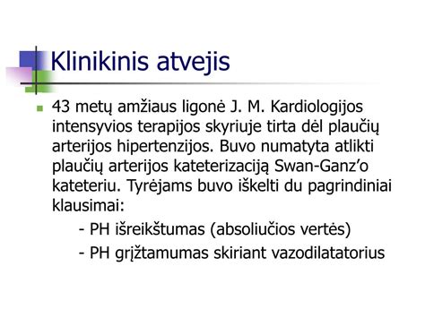 Plaučių hipertenzijos gydymo metodų schema