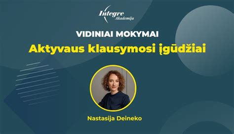 Aktyvaus klausymosi iliustracija