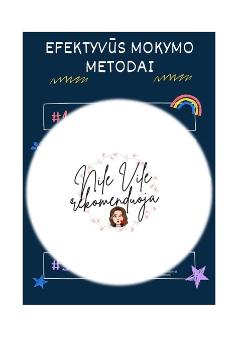 mokymosi metodai vaikams