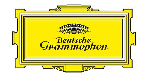 Deutsche Grammophon logotipas ir plokštelė