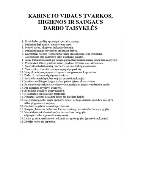 darželio vidaus taisyklės