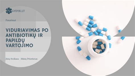 Antibiotikų vartojimo schema