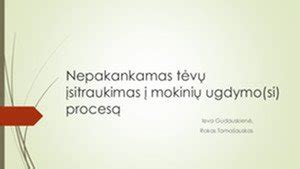 Schema, vaizduojanti tėvų valdžios apribojimo procesą