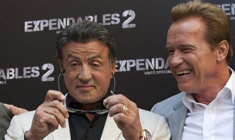 Sylvesteris Stallone ir Arnoldas Schwarzeneggeris