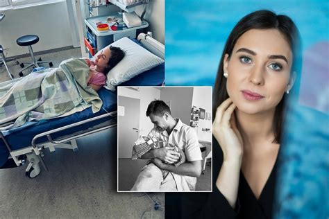 Tėvai išrašo neišnešiotą naujagimį iš ligoninės, džiaugsminga šeima