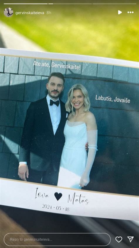 Ieva Gervinskaitė su sužadėtuvių žiedu
