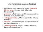 literatūrinio laiško pavyzdžiai ir rankraščiai