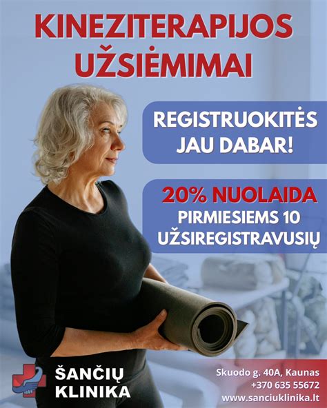 Kineziterapijos užsiėmimai senjorams