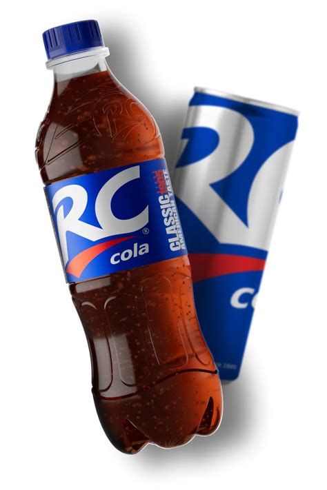 RC Cola gėrimo buteliukai