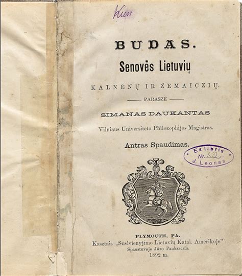 senovės lietuvių vardų užrašai sename rankraštyje