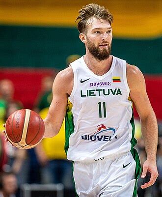 Domantas Sabonis krepšinio aikštelėje