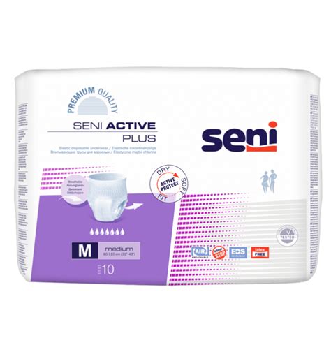 Seni Active Plus dydžių lentelė