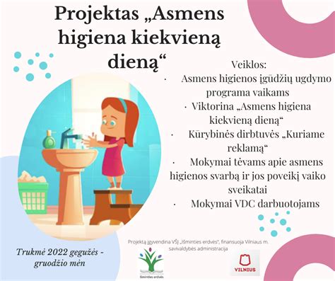 Higienos svarba vaikų sveikatai